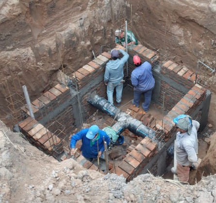 Cámara de bombeo vinaza